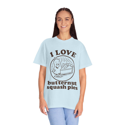 Butternut Squash Pie T-Shirt, Vintage Style Comfort Colors Tee