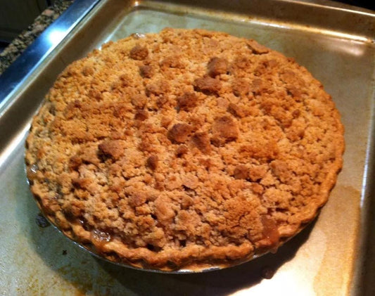 Classic Homemade Peach Crumb Pies – Order Online for Delivery 9 Inch ..Buy 2 or more....Get a Free 6 inch Pie.