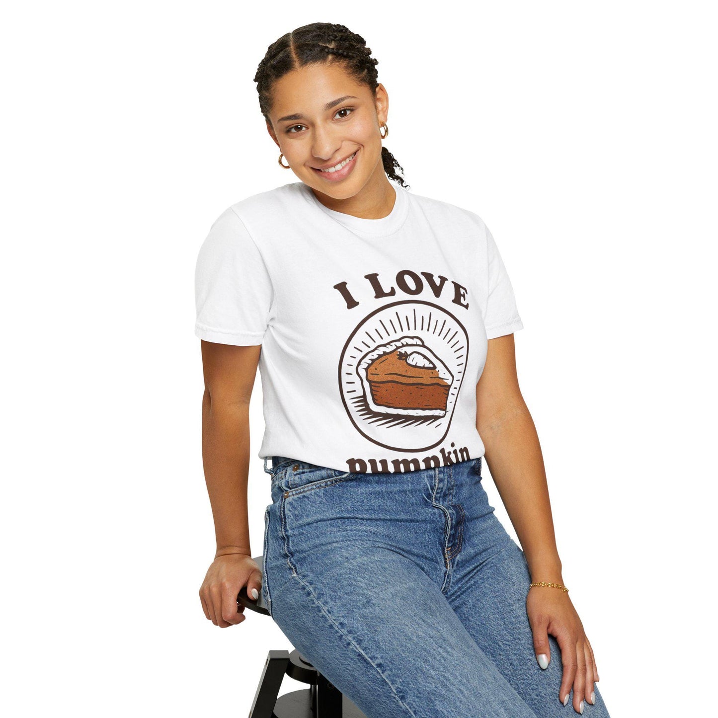 I Love Pumpkin Pie T-Shirt – Fall Thanksgiving Graphic Tee