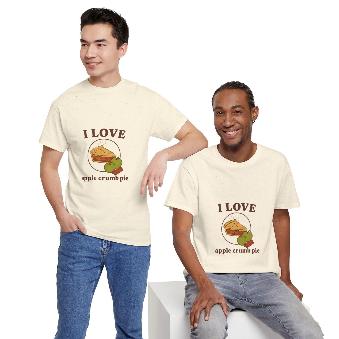 I Love Apple Crumb Pie T-Shirt - Cozy Kitchen Tee