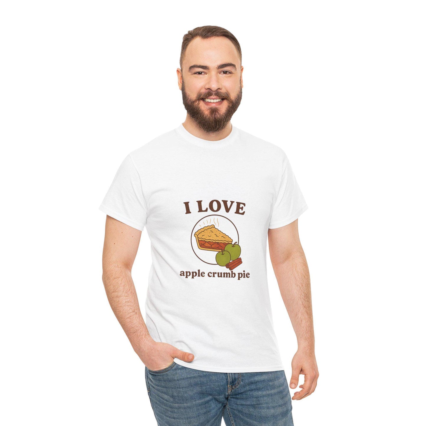 I Love Apple Crumb Pie T-Shirt - Cozy Kitchen Tee
