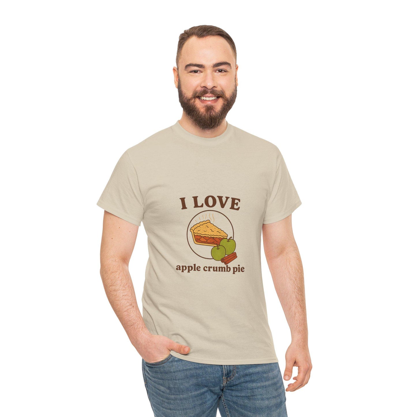 I Love Apple Crumb Pie T-Shirt - Cozy Kitchen Tee