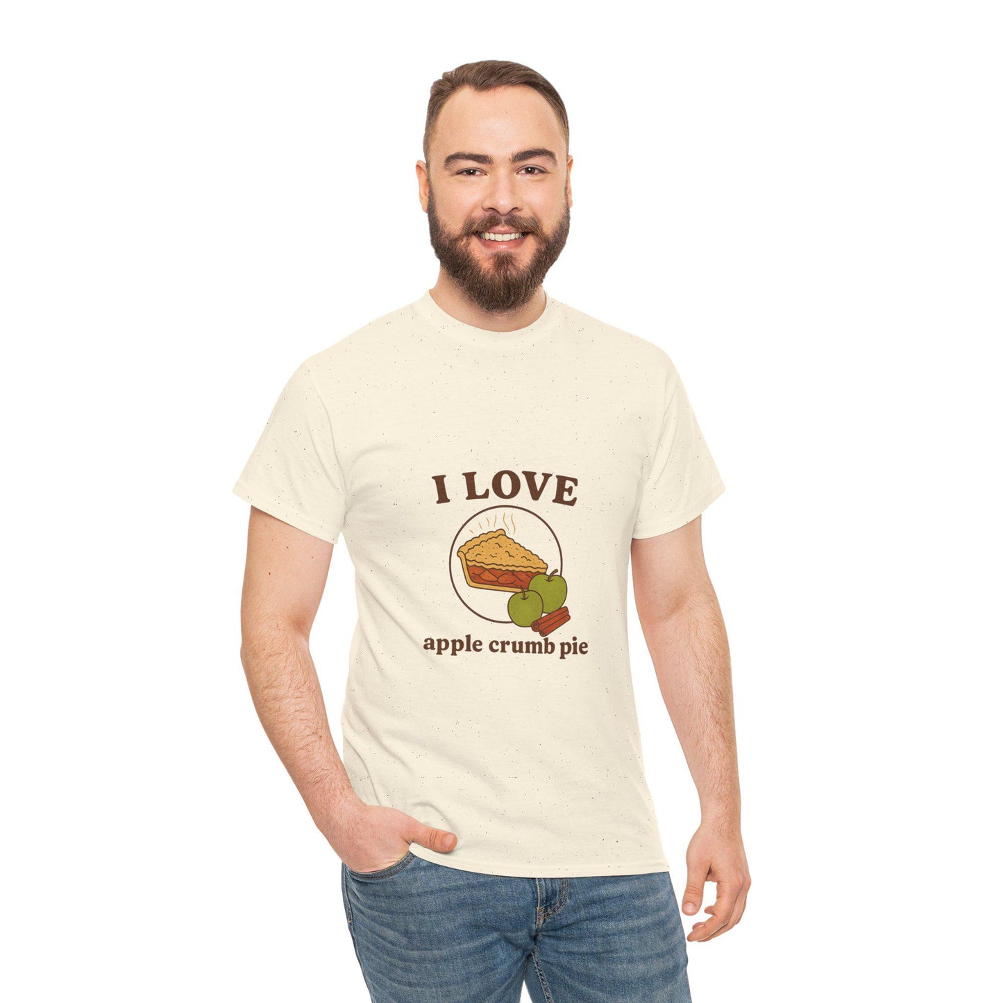 I Love Apple Crumb Pie T-Shirt - Cozy Kitchen Tee