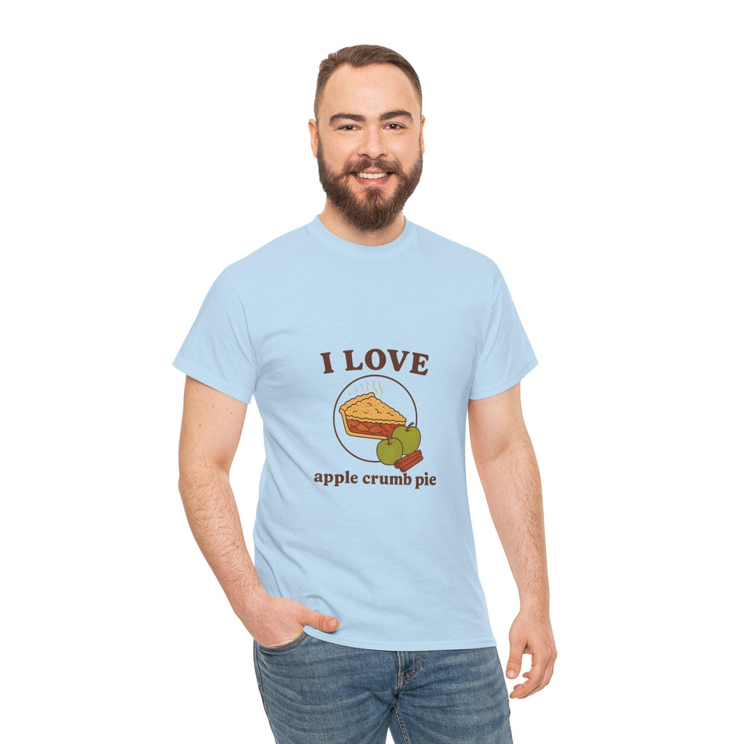I Love Apple Crumb Pie T-Shirt - Cozy Kitchen Tee