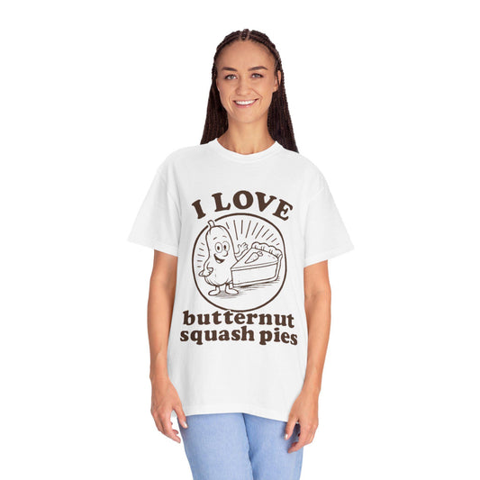 Butternut Squash Pie T-Shirt, Vintage Style Comfort Colors Tee