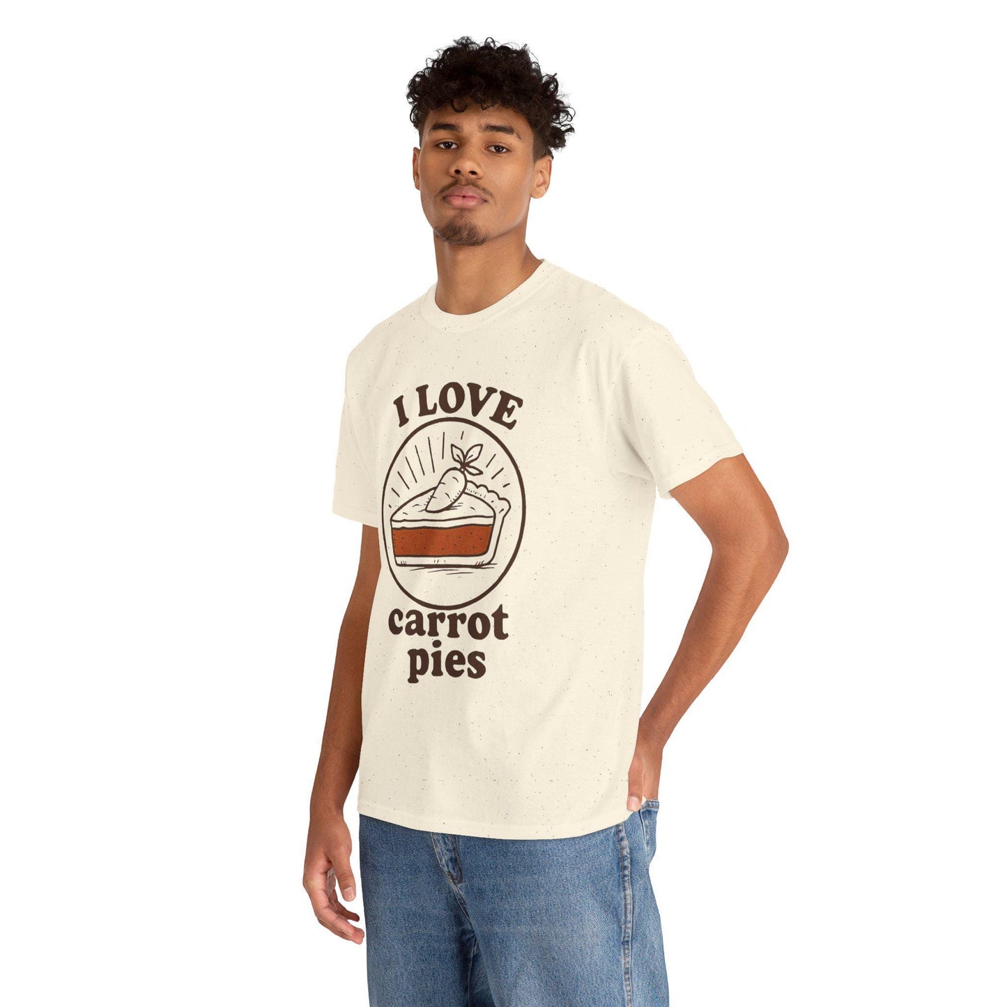 Carrot Pie T-Shirt: Hand-Drawn Comfort Food Tee