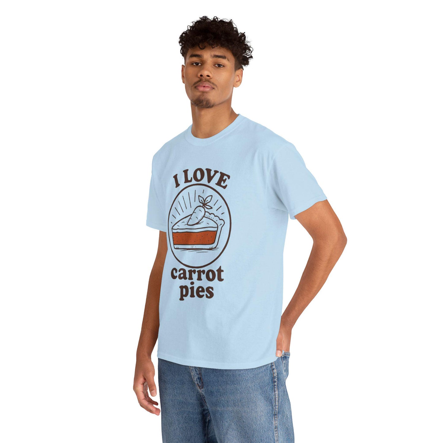 Carrot Pie T-Shirt: Hand-Drawn Comfort Food Tee