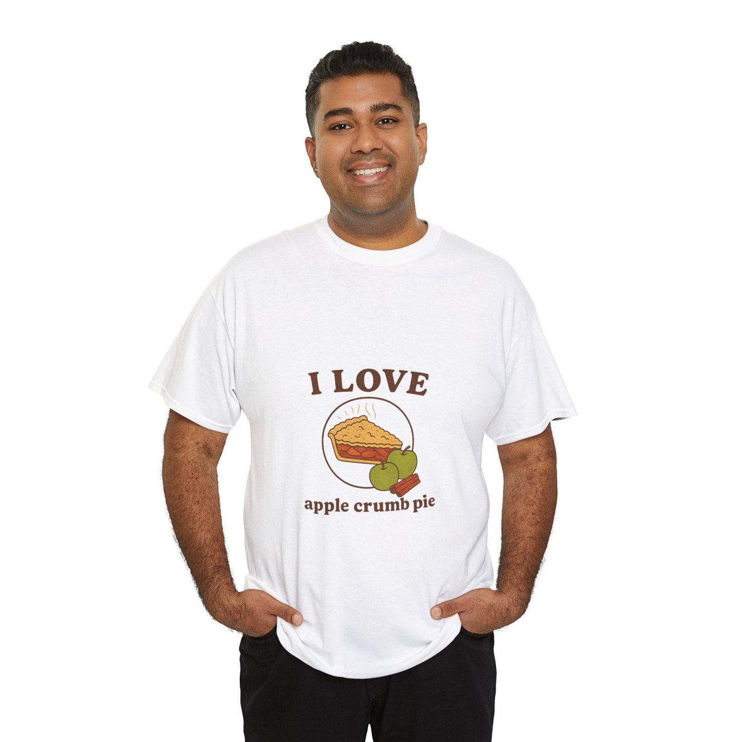 I Love Apple Crumb Pie T-Shirt - Cozy Kitchen Tee