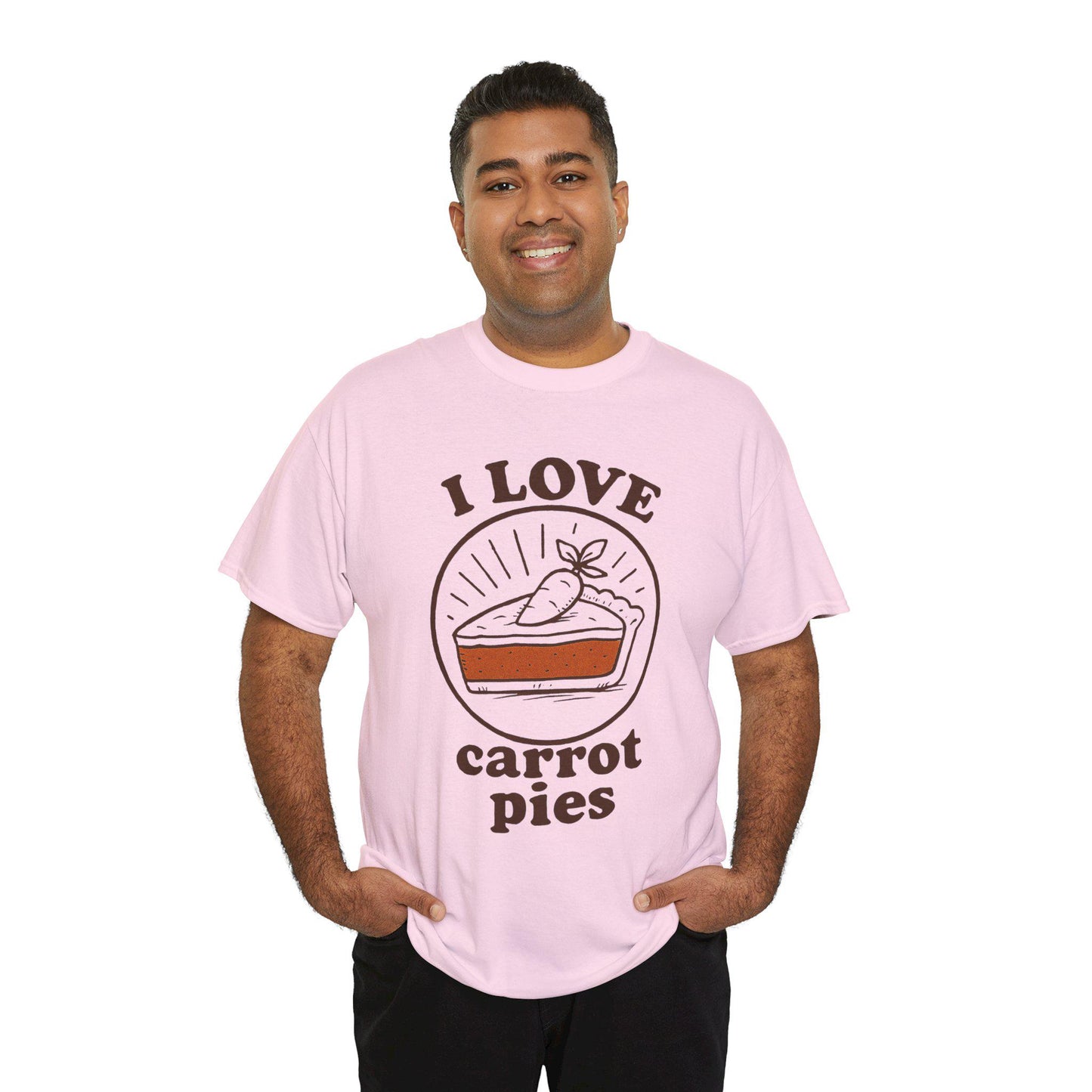 Carrot Pie T-Shirt: Hand-Drawn Comfort Food Tee