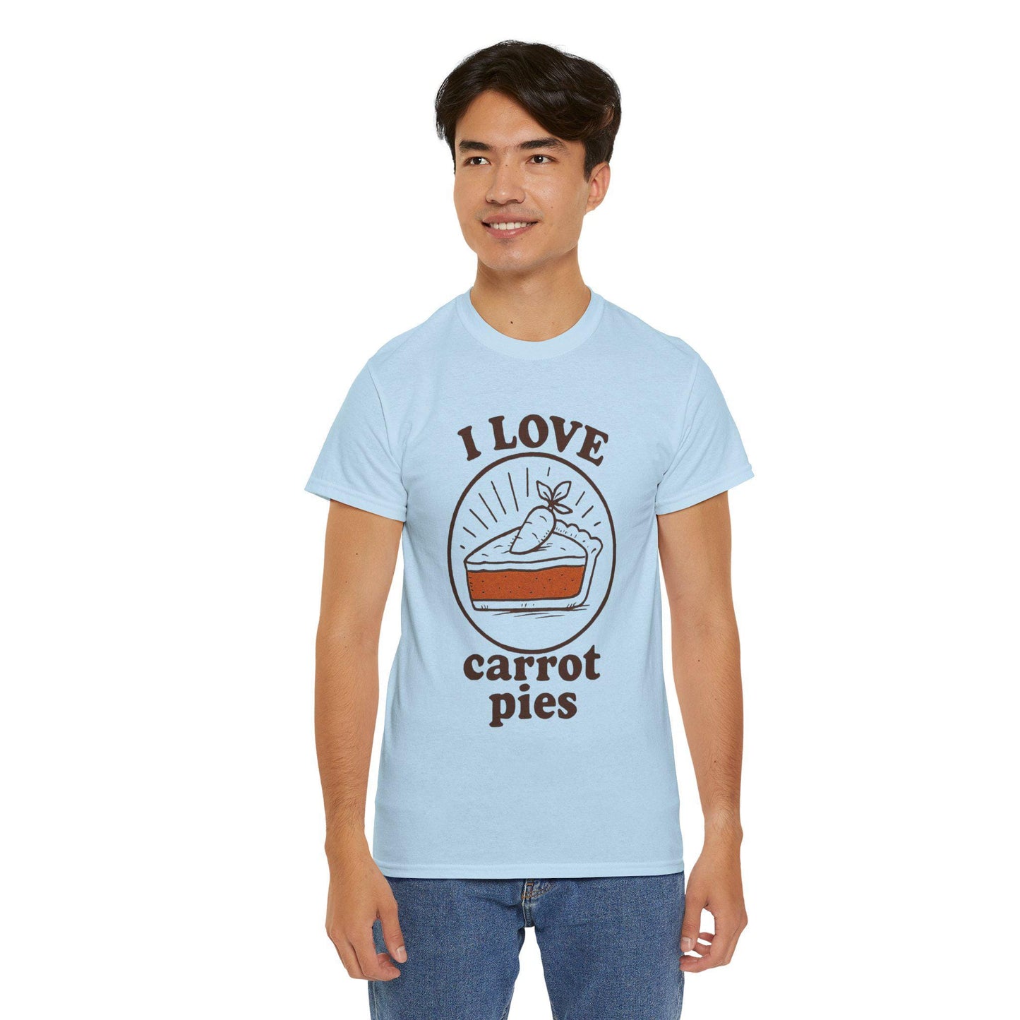 Carrot Pie T-Shirt: Hand-Drawn Comfort Food Tee