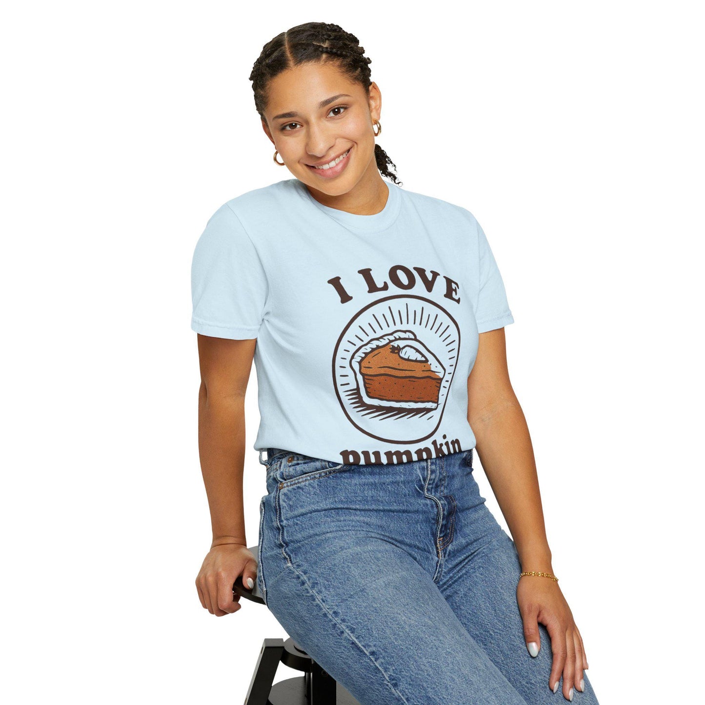 I Love Pumpkin Pie T-Shirt – Fall Thanksgiving Graphic Tee