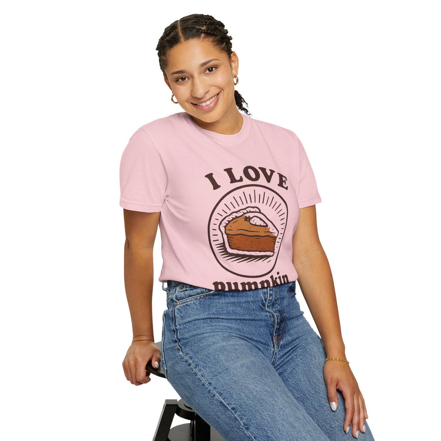 I Love Pumpkin Pie T-Shirt – Fall Thanksgiving Graphic Tee