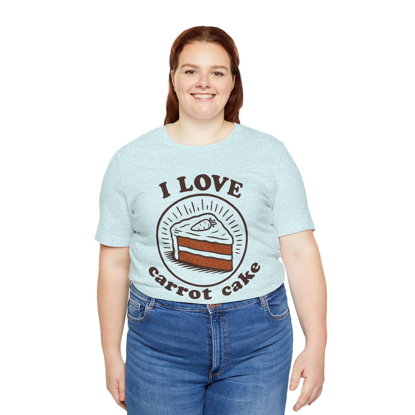 I Love Carrot Cake T-Shirt - Vintage Style Dessert Tee