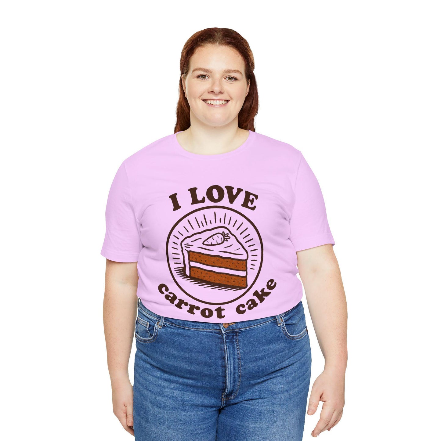 I Love Carrot Cake T-Shirt - Vintage Style Dessert Tee
