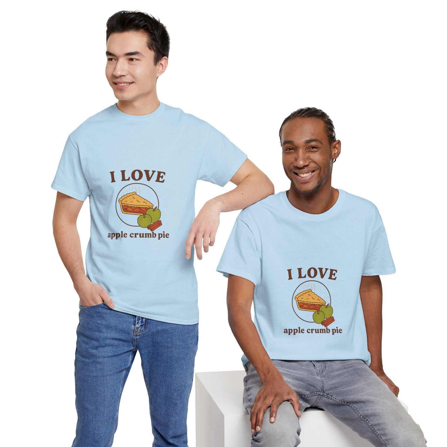 I Love Apple Crumb Pie T-Shirt - Cozy Kitchen Tee