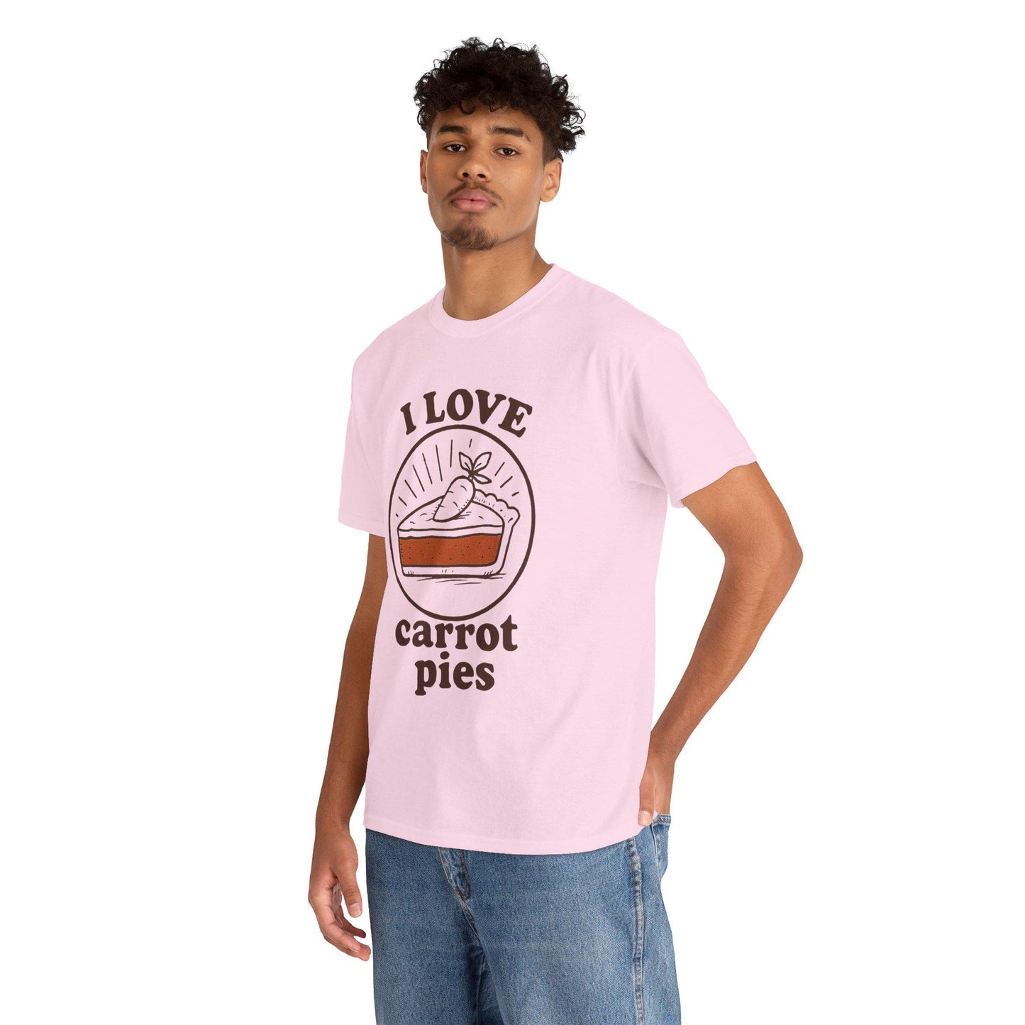 Carrot Pie T-Shirt: Hand-Drawn Comfort Food Tee