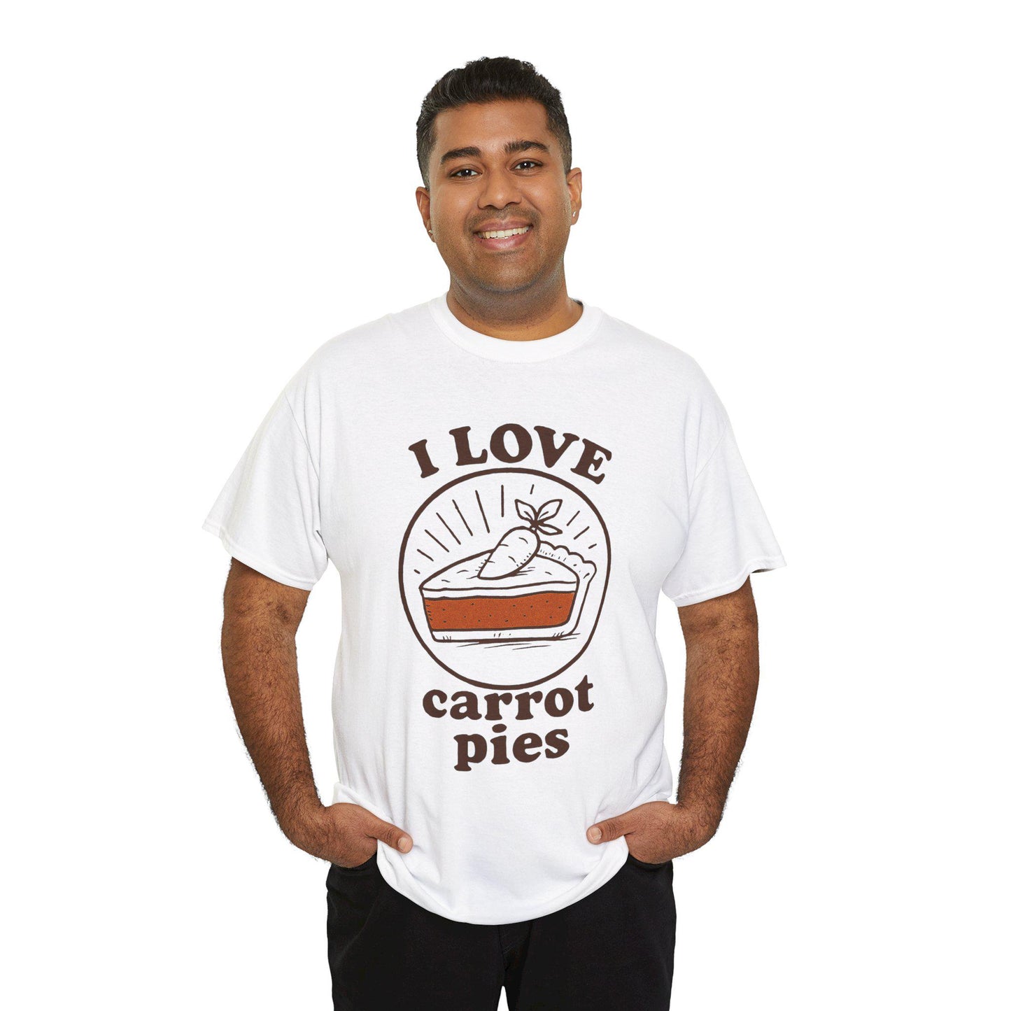 Carrot Pie T-Shirt: Hand-Drawn Comfort Food Tee