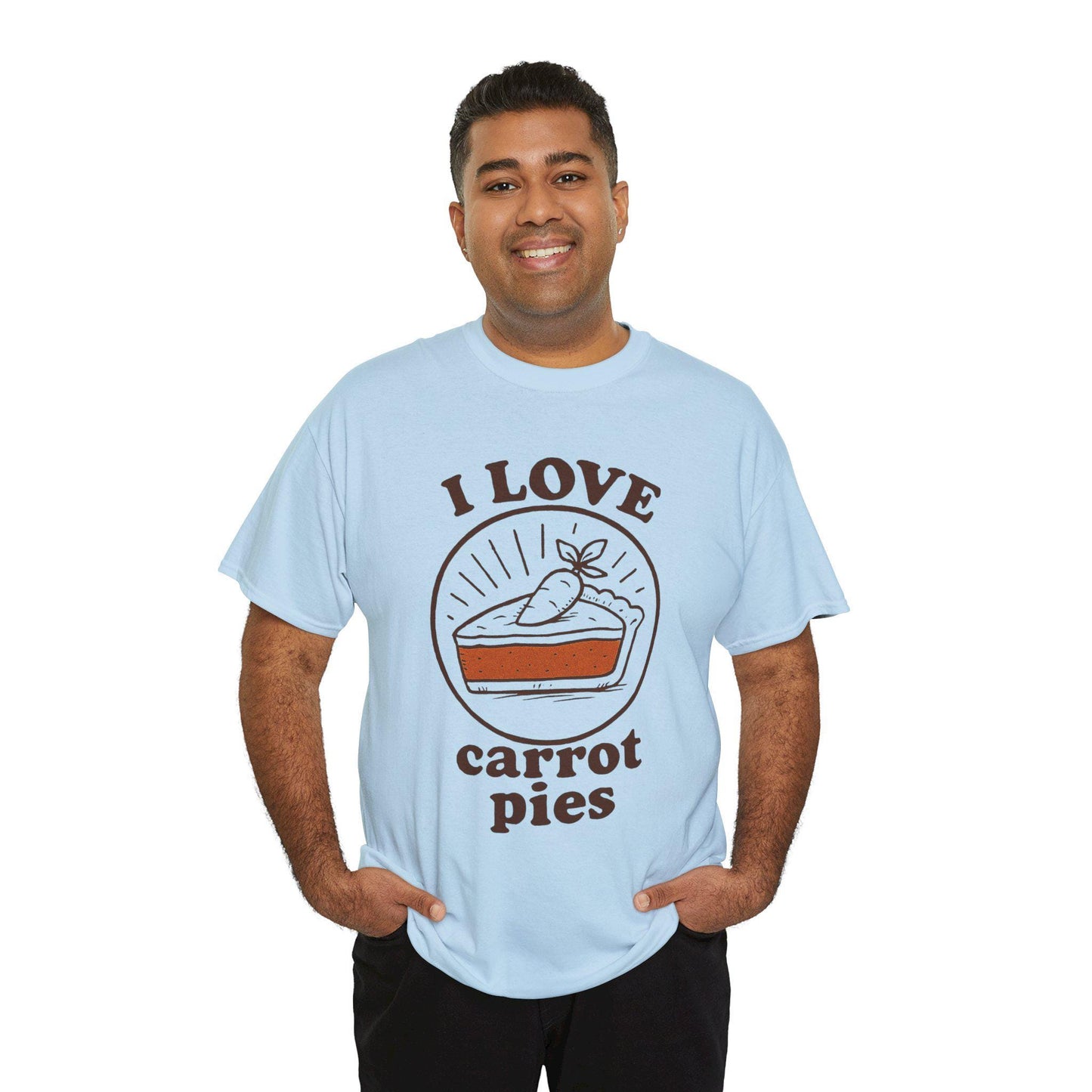 Carrot Pie T-Shirt: Hand-Drawn Comfort Food Tee