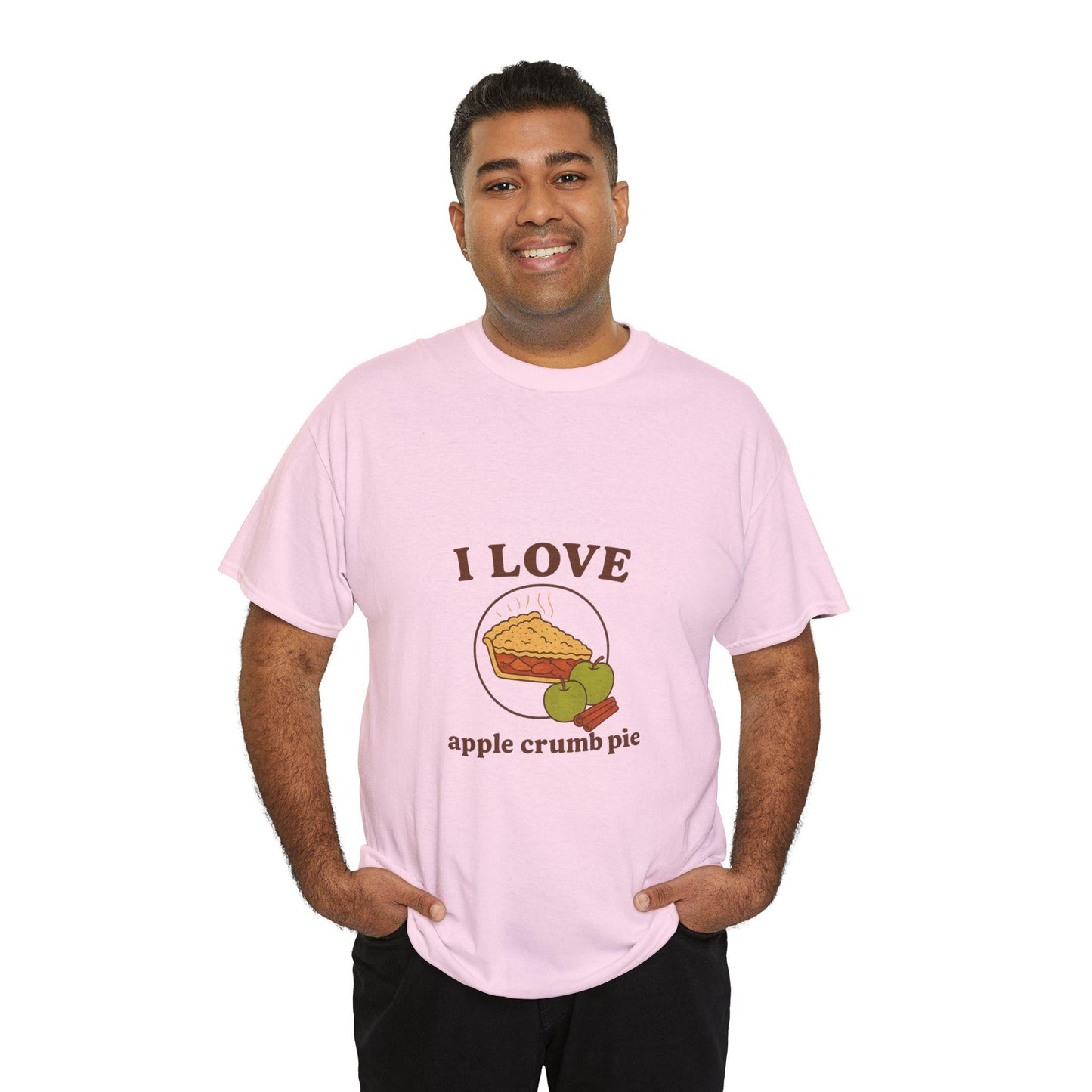 I Love Apple Crumb Pie T-Shirt - Cozy Kitchen Tee