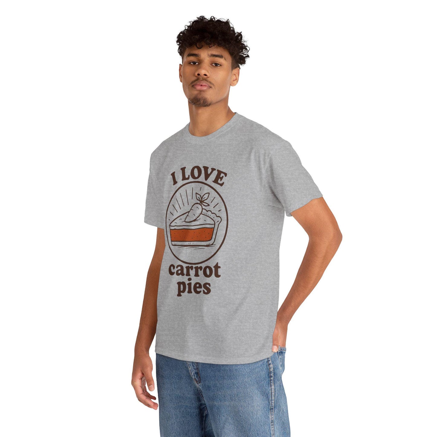Carrot Pie T-Shirt: Hand-Drawn Comfort Food Tee