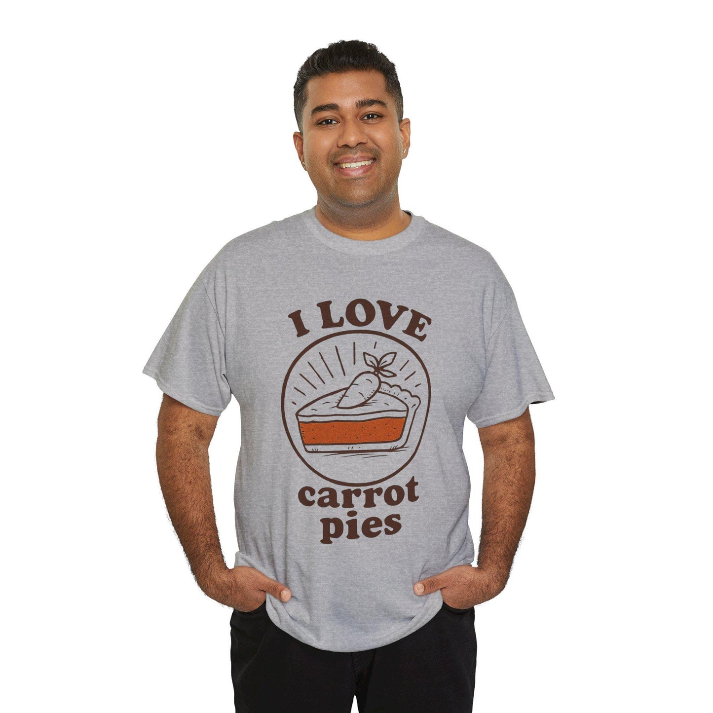 Carrot Pie T-Shirt: Hand-Drawn Comfort Food Tee