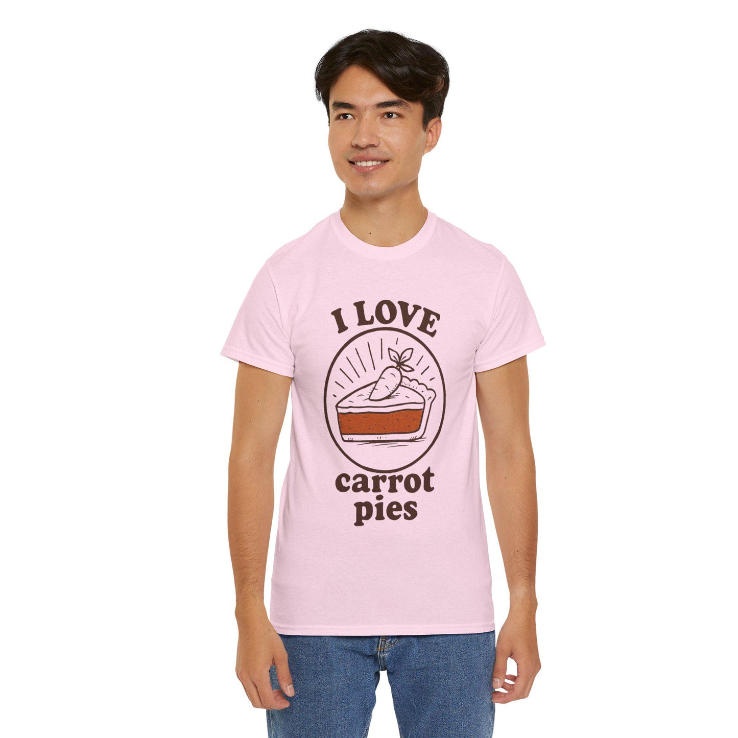 Carrot Pie T-Shirt: Hand-Drawn Comfort Food Tee