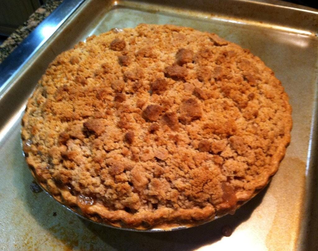 3-Pack Peach Crumb Pies | 9-Inch Handmade Peach Cobbler Pie Bundle | FREE SHIPPING | Gourmet Food Gift | Plus FREE 6" Bonus Pie!
